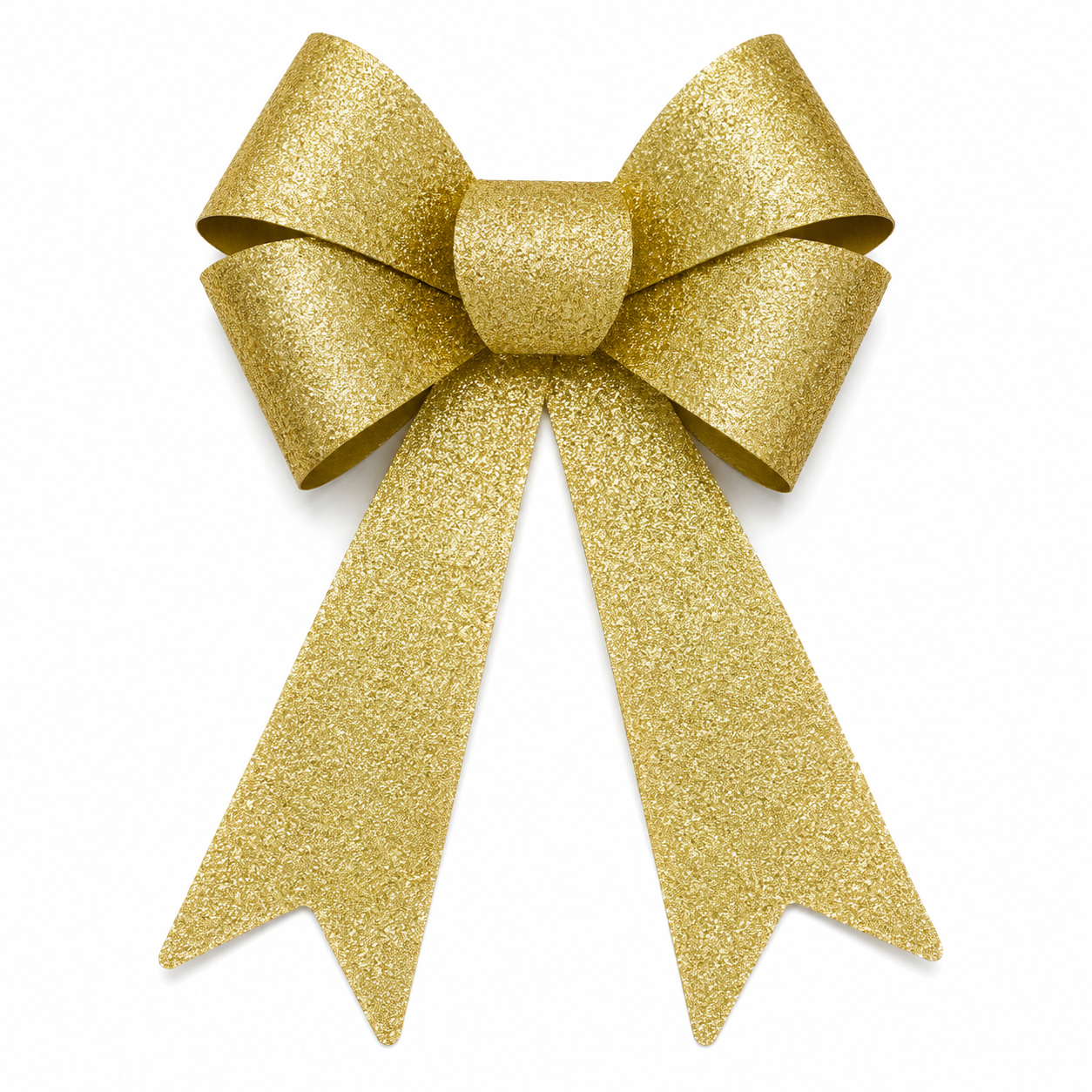 Large Glitter Gold Christmas Bow