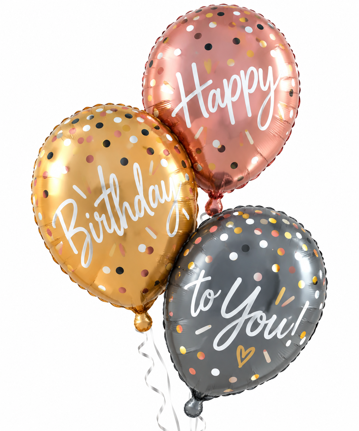42" Happy Birthday to You Confetti Foil Balloons