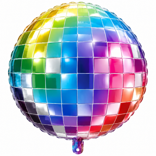 22" Multicolor Rainbow Balloon