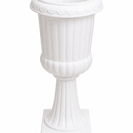 White Decorative Planter Stand – 54cm Flower Pot