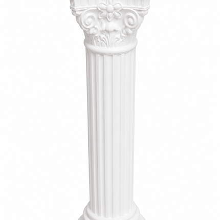 70cm White Decorative Plant Stand