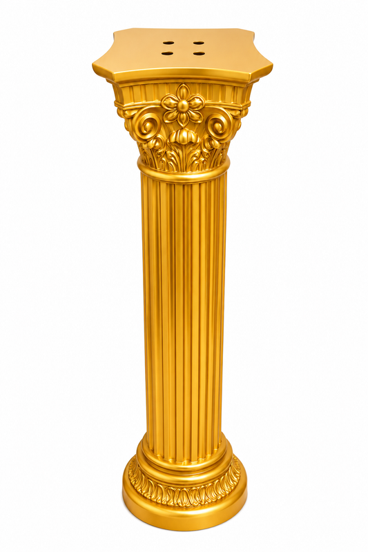 70cm Gold Decorative Plant Stand