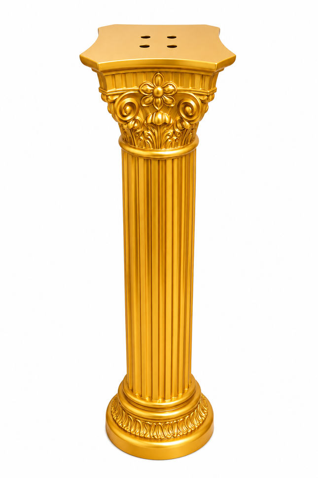 70cm Gold Decorative Plant Stand