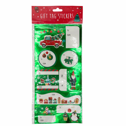 Christmas Gift Tags - Christmas Clings