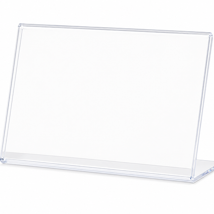 Clear Acrylic Sign Picture Frame – 5R Landscape Holder