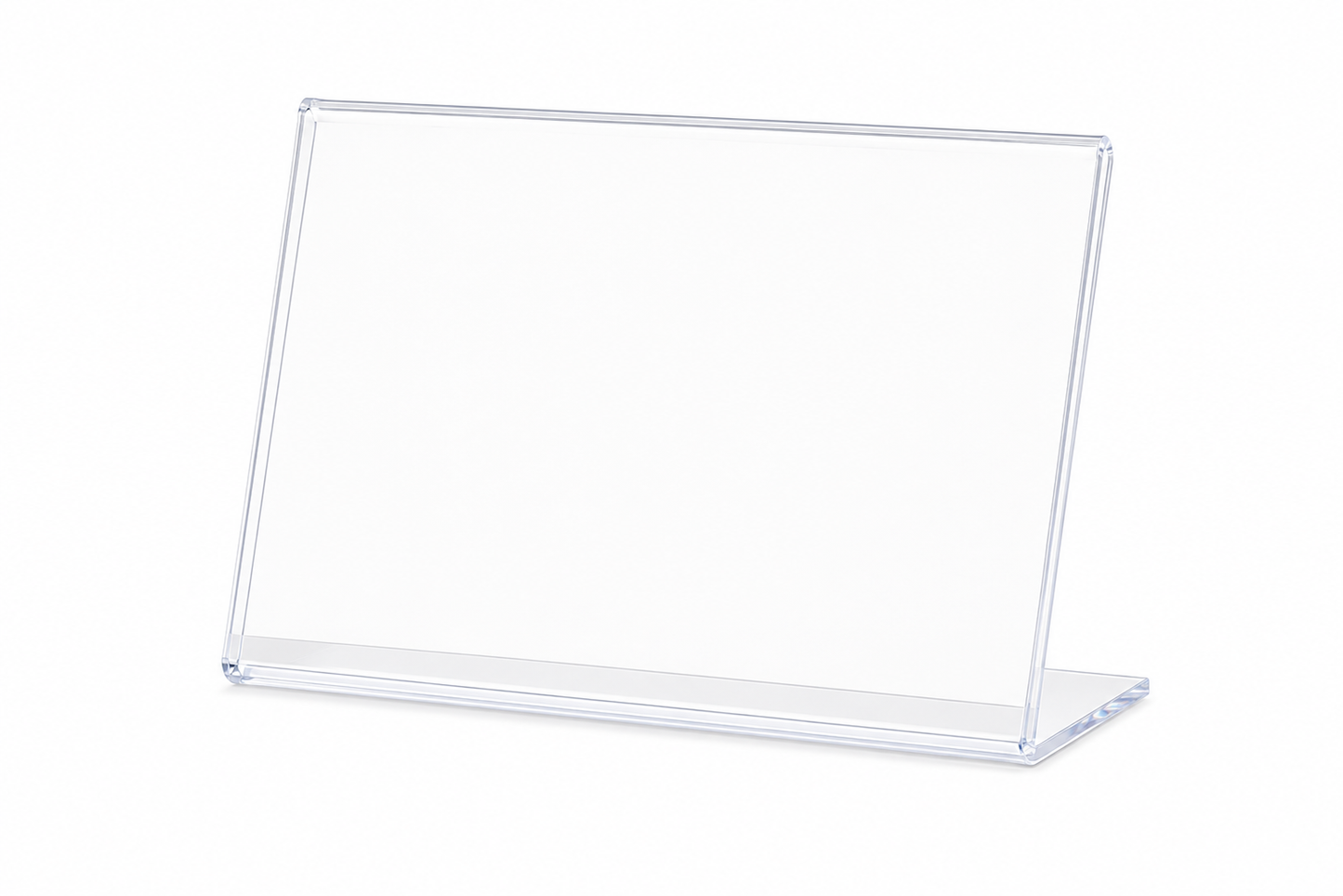 Clear Acrylic Sign Picture Frame – 5R Landscape Holder