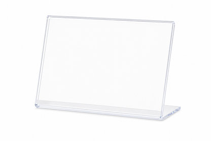 Clear Acrylic Sign Picture Frame – 5R Landscape Holder