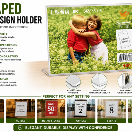 6R Landscape Acrylic Display Frame