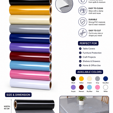 Premium PVC Table Cover Roll