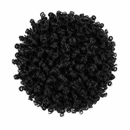 Premium Curly Black Fake Hair Wig