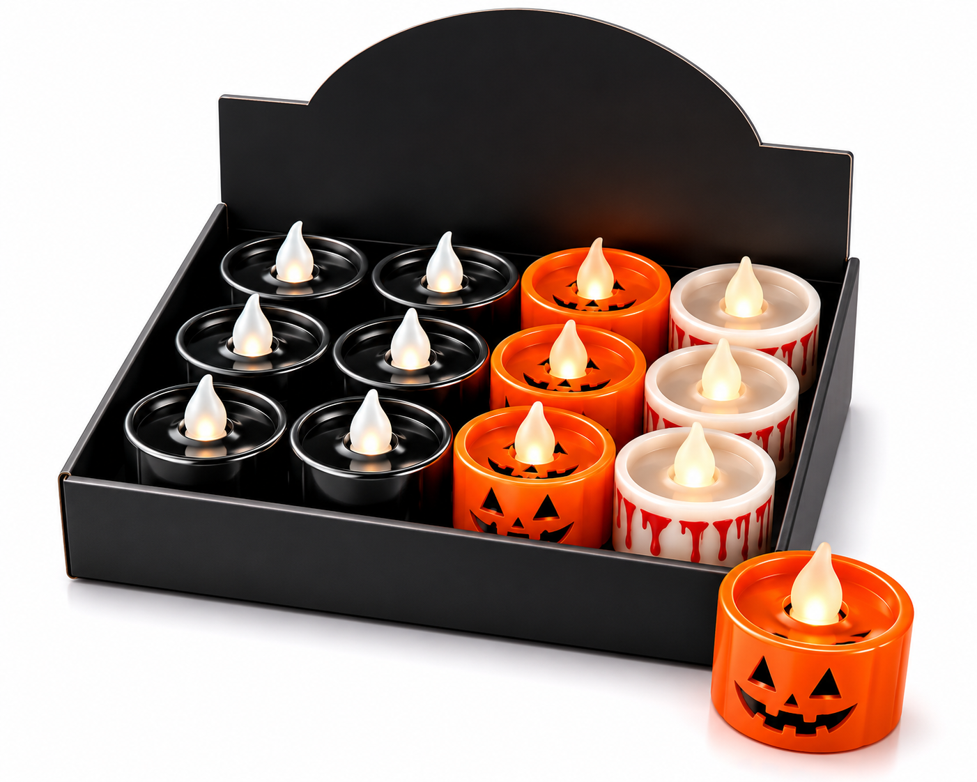 Halloween Flameless Tealight Candles