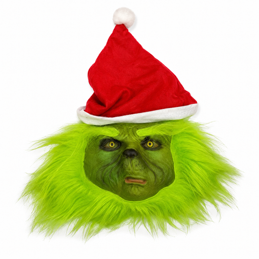 Christmas Grinch Face Mask