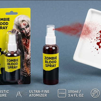 Zombie Blood Spray 100ml - for Halloween Makeup