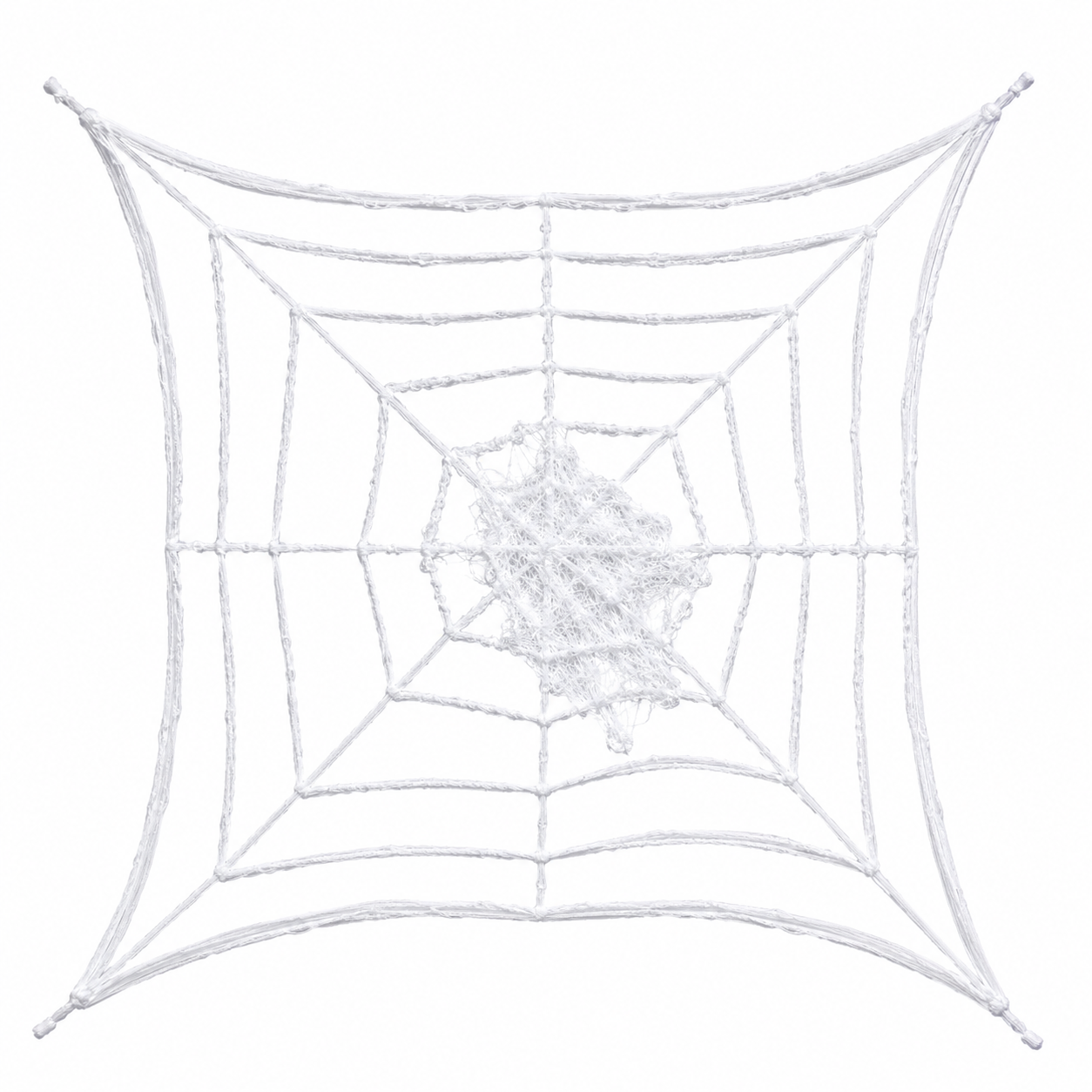 White Halloween Spider Web Net Decoration
