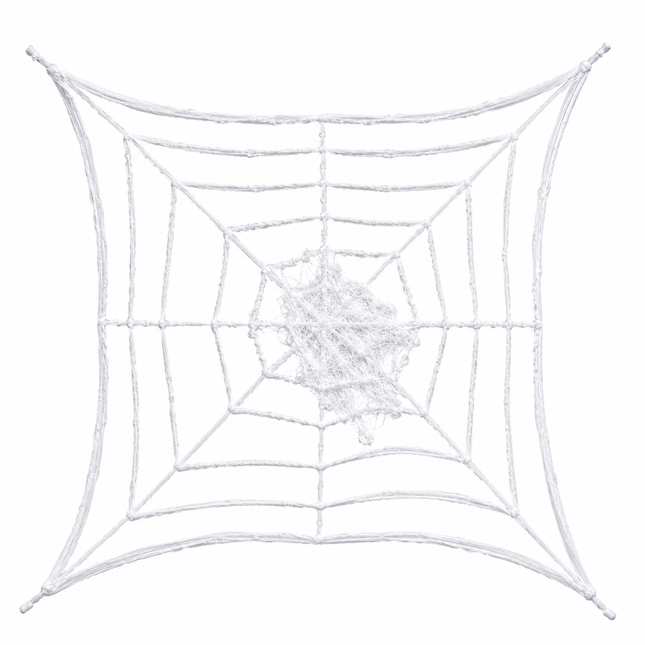 White Halloween Spider Web Net Decoration