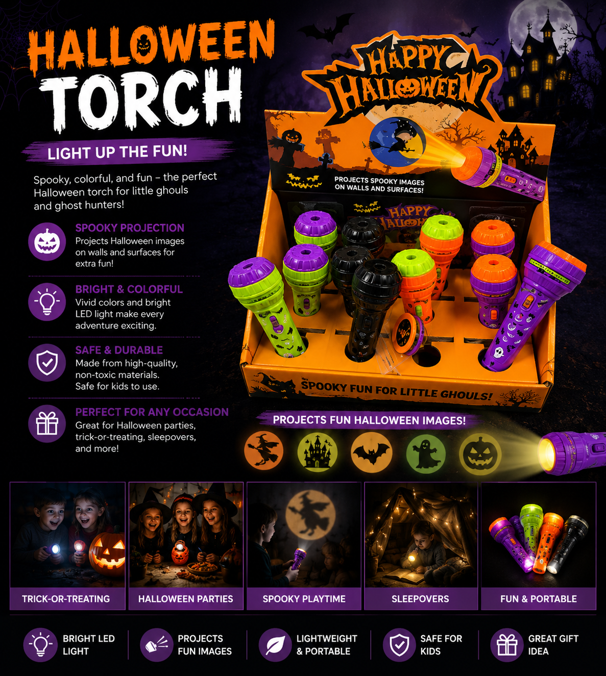 Halloween LED Torch