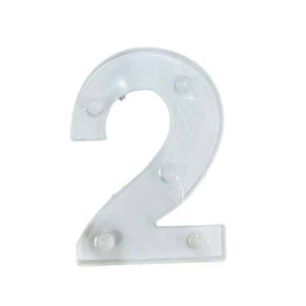 LED Light Up numbers  – 16 cm (Approximately 6 inches)