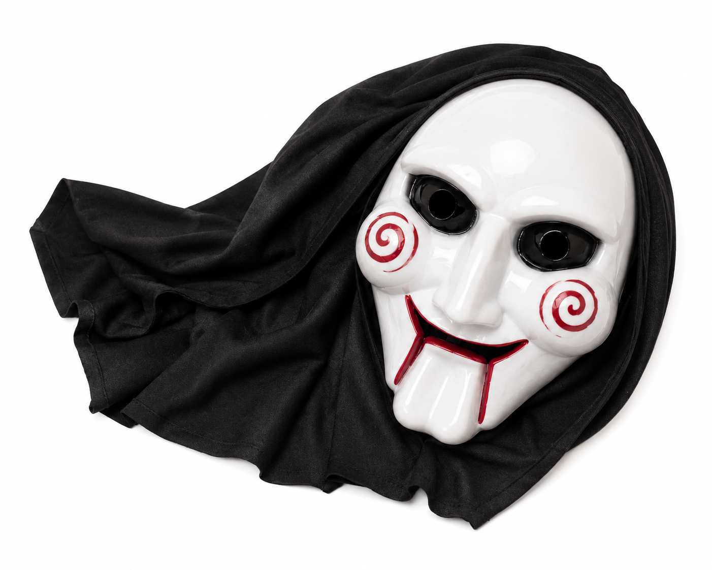 Halloween Horror Puppet Face Mask with Hood