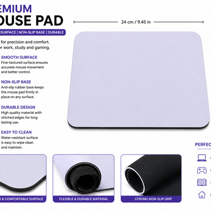 Premium Mouse Pad - Grey