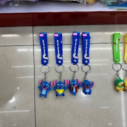 Lilo and Stitch Themed Keychains - 4 mix designs