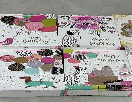 Colorful Birthday Gift Bags - Large 26 x 32 x 10 cm