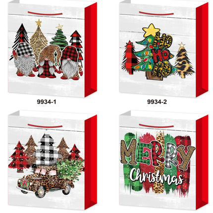 Large Christmas Bag - Plaid designs