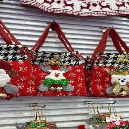 Festive Christmas Gift Bag - 5 design mix