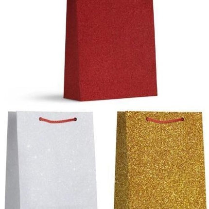 Festive Christmas Party Paper Bag  - Size 12x14x6 cm