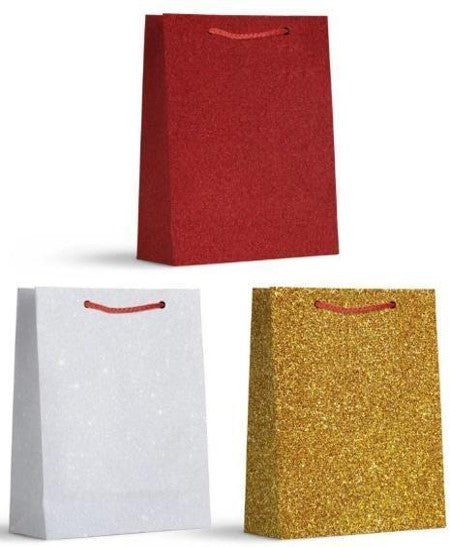Festive Christmas Party Paper Bag  - Small Size 12x14x6 cm
