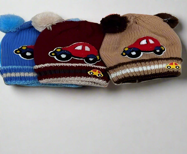 Colorful Mix Beanie with Hook & Hangtag