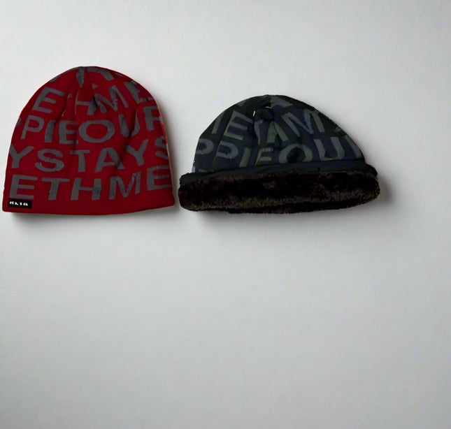 Colorful Mix Beanie with Hook & Hangtag