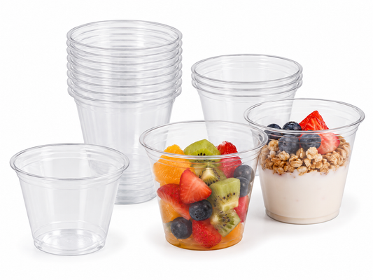 Disposable Clear Plastic Drinking Cups 10oz