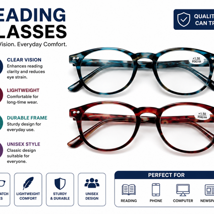 Classic Round Reading Glasses