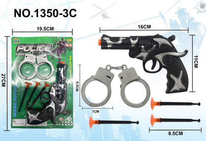 Kids Police Play Set with Handcuffs, Badge & Accessories