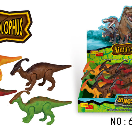 Dinosaur Toy Set - 4 Colors in Display Case