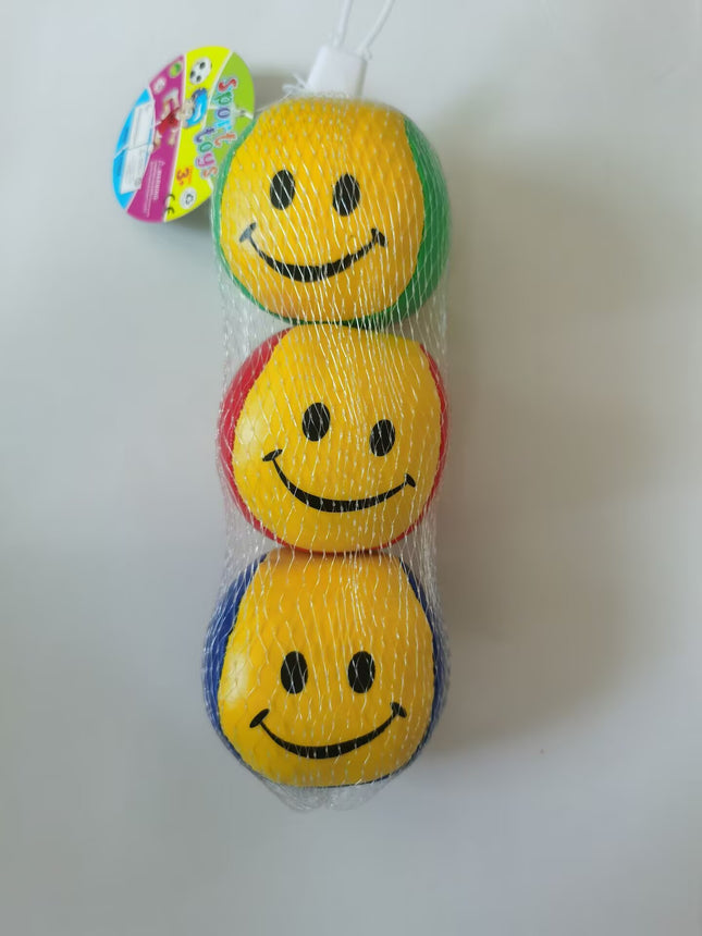 Smiley Balls – Colorful Bouncy Balls with Fun Expressions for Kids