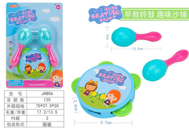 Hand Beating Drum – Colorful Musical Toy Drum for Kids