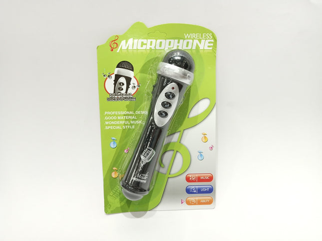 Wireless Microphone Toy – Kids’ Karaoke Mic with Lights & Sound Effects