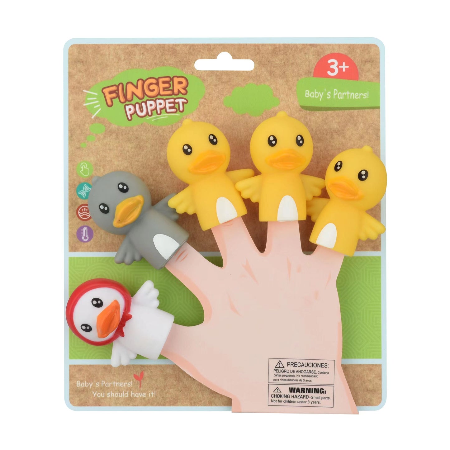 Finger Puppets-Ducks 5ct