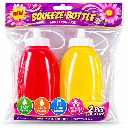Sauce Squeeze Bottles 2 Pack
