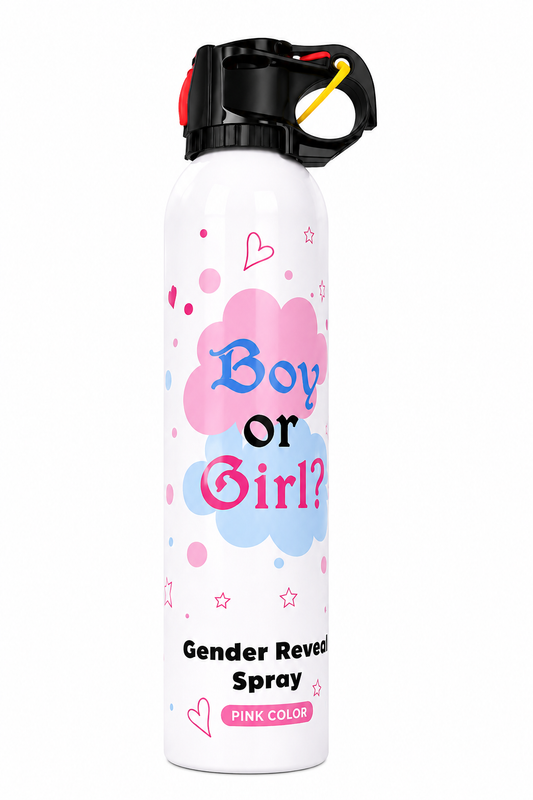 Gender Reveal Color Spray Pink