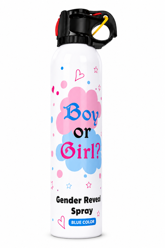 Blue Gender Reveal Spray Can