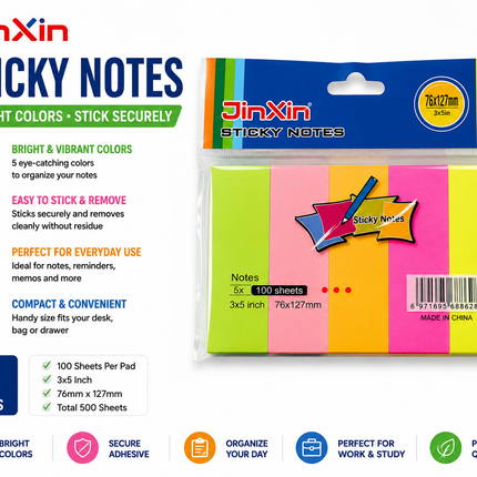 Sticky note- Multicolor