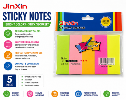 Sticky note- Multicolor
