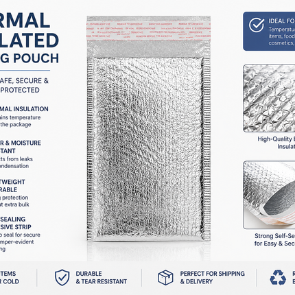 Bubble Foil Thermal Mailer for Temperature Sensitive Products