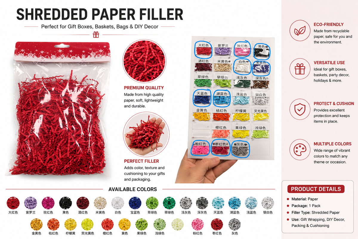 Decorative Shredded Paper Filler