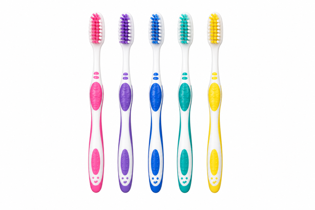 Soft Bristle Toothbrush Set 5 Pack
