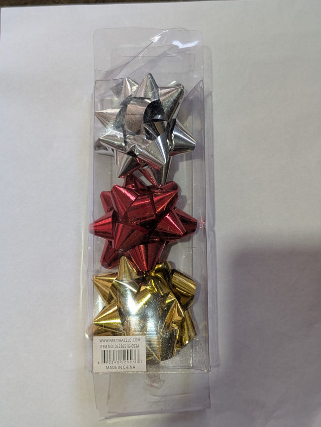 Bows – 3 Pieces per Pack, 3 Inches