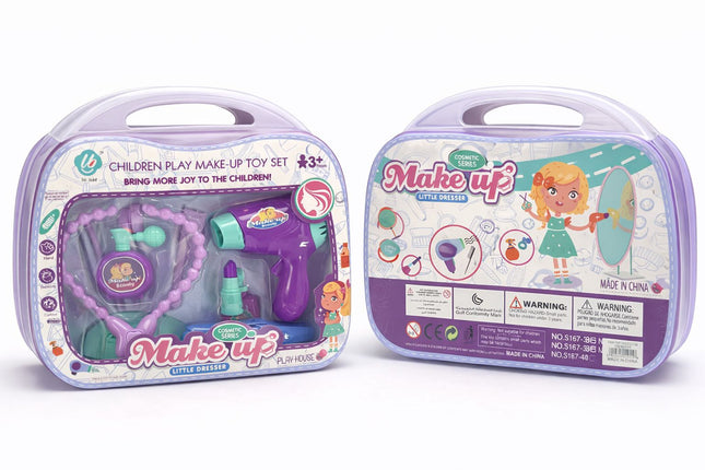 Little Dresser Makeup Toy Set – Beauty Play Set with Mirror