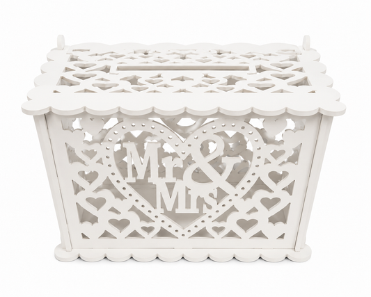 Mr & Mrs Wedding Card Box